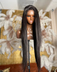 100% Virgin, 5x5 HD Closure, 30” Straight, 180% Density.